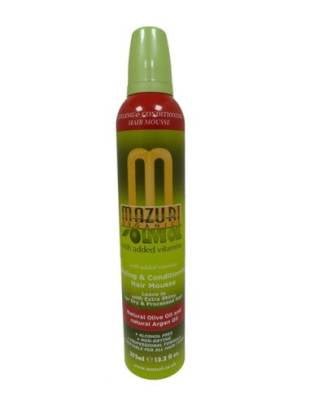 Mazuri Olive Oil Styling and Conditioning Hair Mousse 375ml - Southwestsix Cosmetics Mazuri Olive Oil Styling and Conditioning Hair Mousse 375ml Mazuri Southwestsix Cosmetics 5060152491076 Mazuri Olive Oil Styling and Conditioning Hair Mousse 375ml