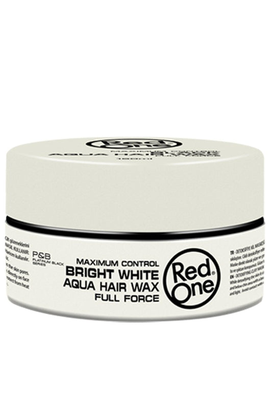 Red One Maximum Control Bright White Aqua Hair Wax Full Force 150ml - Southwestsix Cosmetics Red One Maximum Control Bright White Aqua Hair Wax Full Force 150ml Edge Control Red One Southwestsix Cosmetics Red One Maximum Control Bright White Aqua Hair Wax Full Force 150ml