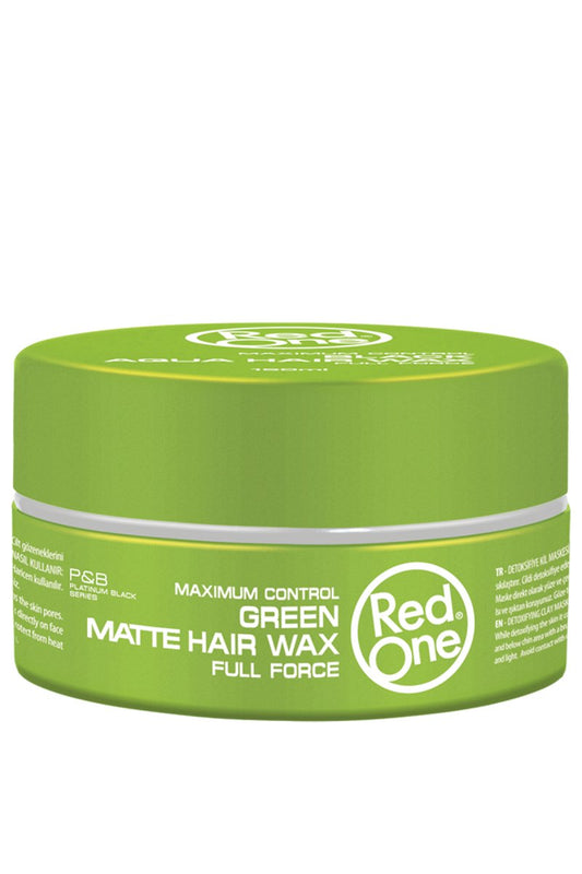 Red One Maximum Control Green Matte Hair Wax Full Force 150ml - Southwestsix Cosmetics Red One Maximum Control Green Matte Hair Wax Full Force 150ml Edge Control Red One Southwestsix Cosmetics Red One Maximum Control Green Matte Hair Wax Full Force 150ml