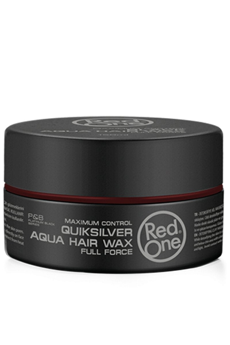 Red One Maximum Control Quiksilver Aqua Hair Wax Full Force 150ml - Southwestsix Cosmetics Red One Maximum Control Quiksilver Aqua Hair Wax Full Force 150ml Edge Control Red One Southwestsix Cosmetics Red One Maximum Control Quiksilver Aqua Hair Wax Full Force 150ml