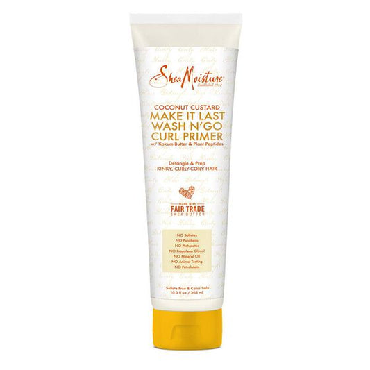 Shea Moisture Coconut Custard Make It Last Wash N' Go Curl Primer - Southwestsix Cosmetics Shea Moisture Coconut Custard Make It Last Wash N' Go Curl Primer Curl Primer Shea Moisture Southwestsix Cosmetics Shea Moisture Coconut Custard Make It Last Wash N' Go Curl Primer