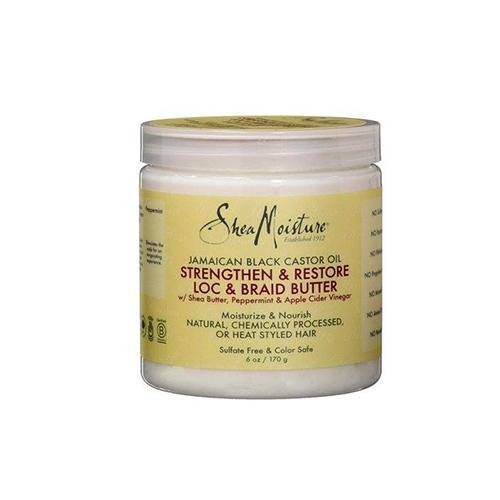 Shea Moisture Jamaican Black Castor Oil Strengthen And Restore Loc And Braid Butter 6oz - Southwestsix Cosmetics Shea Moisture Jamaican Black Castor Oil Strengthen And Restore Loc And Braid Butter 6oz Shea Moisture Southwestsix Cosmetics 764302215677 Shea Moisture Jamaican Black Castor Oil Strengthen And Restore Loc And Braid Butter 6oz