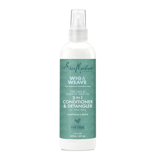 Shea Moisture Wig & Weave Tea Tree & Borage Seed Oil 2in1 Conditioner and Detangler - Southwestsix Cosmetics Shea Moisture Wig & Weave Tea Tree & Borage Seed Oil 2in1 Conditioner and Detangler Detangler Shea Moisture Southwestsix Cosmetics Shea Moisture Wig & Weave Tea Tree & Borage Seed Oil 2in1 Conditioner and Detangler