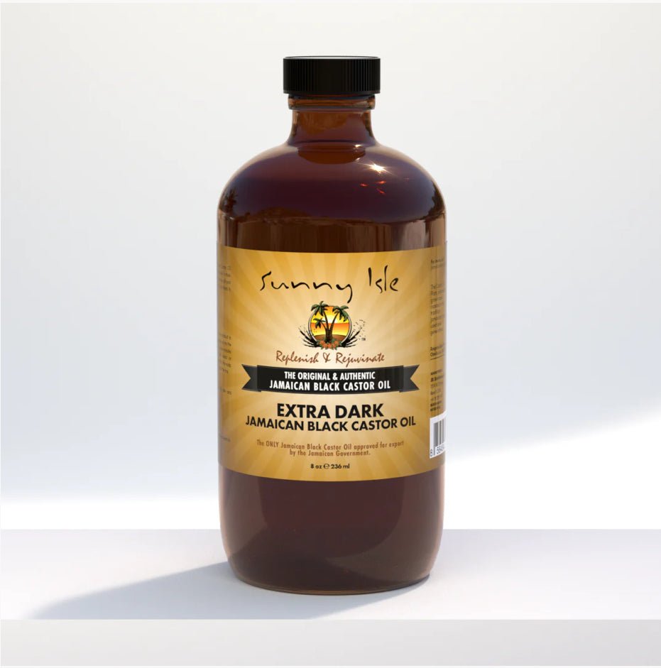 Sunny Isle Extra Dark Jamaican Black Castor Oil 4oz - Southwestsix Cosmetics Sunny Isle Extra Dark Jamaican Black Castor Oil 4oz Hair Oil Sunny Isle Southwestsix Cosmetics 856484005013 8oz Sunny Isle Extra Dark Jamaican Black Castor Oil 4oz