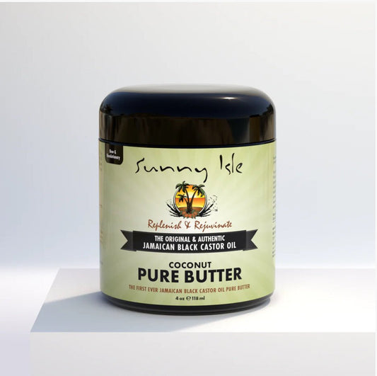 Sunny Isle Jamaican Black Castor Oil Coconut Pure Butter 4oz - Southwestsix Cosmetics Sunny Isle Jamaican Black Castor Oil Coconut Pure Butter 4oz Hair Butter Sunny Isle Southwestsix Cosmetics Sunny Isle Jamaican Black Castor Oil Coconut Pure Butter 4oz