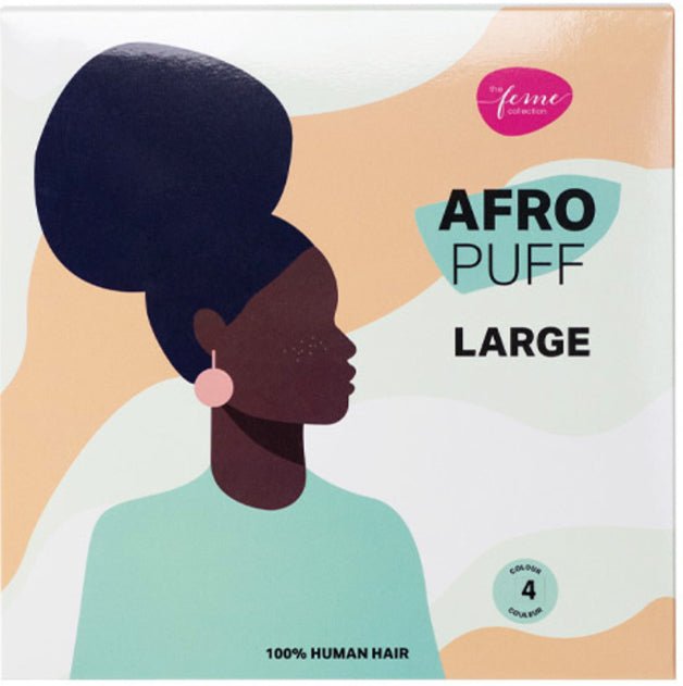 The Feme Collection Afro Puff Large Southwestsix Cosmetics