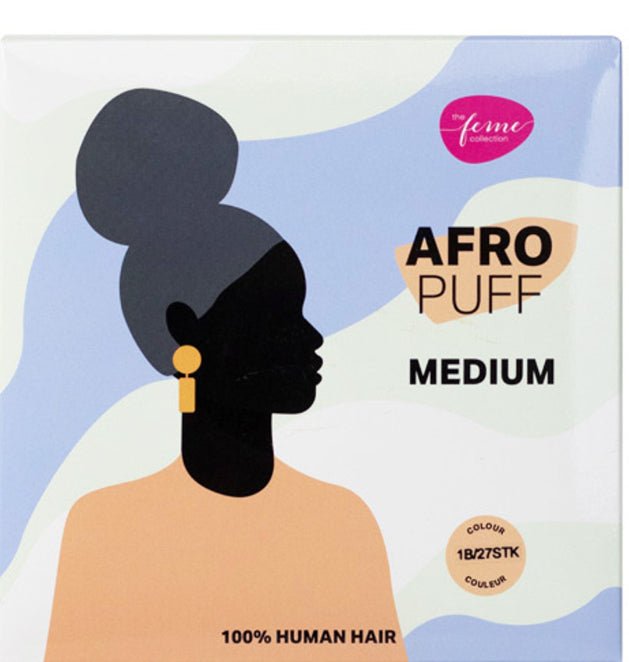 The Feme Collection Afro Puff - Medium - Southwestsix Cosmetics The Feme Collection Afro Puff - Medium Ponytail Feme Southwestsix Cosmetics 1 5” The Feme Collection Afro Puff - Medium