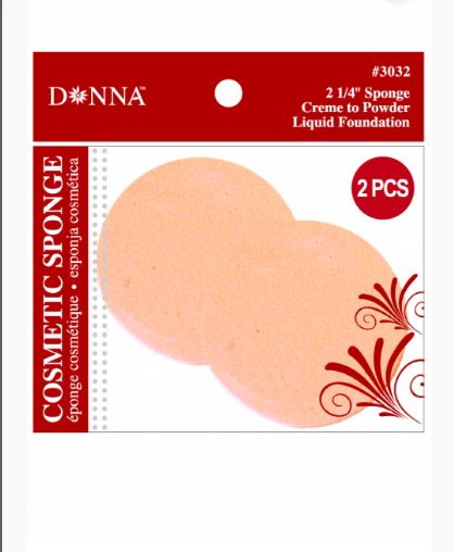 Titan Donna 2 1/4 Cosmetic Sponges 2pcs - Southwestsix Cosmetics Titan Donna 2 1/4 Cosmetic Sponges 2pcs Accessories Titan Donna Southwestsix Cosmetics Titan Donna 2 1/4 Cosmetic Sponges 2pcs