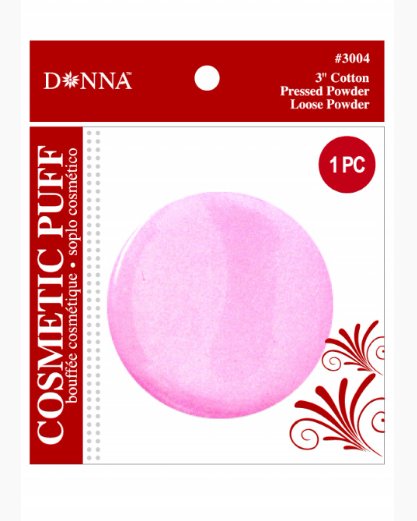 Titan Donna 3 Round Cosmetic Puff - Southwestsix Cosmetics Titan Donna 3 Round Cosmetic Puff Accessories Titan Donna Southwestsix Cosmetics Titan Donna 3 Round Cosmetic Puff