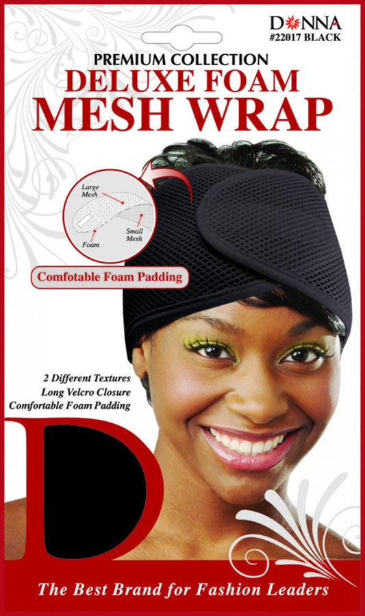 Titan Donna Deluxe Foam Mesh Wrap - Southwestsix Cosmetics Titan Donna Deluxe Foam Mesh Wrap Accessories Titan Donna Southwestsix Cosmetics Black Titan Donna Deluxe Foam Mesh Wrap