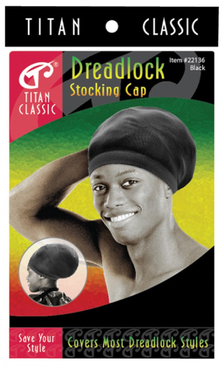 Titan Donna Dreadlock Stocking Cap - Southwestsix Cosmetics Titan Donna Dreadlock Stocking Cap Accessories Titan Donna Southwestsix Cosmetics 658302221366 Black Titan Donna Dreadlock Stocking Cap