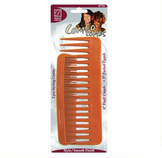 Titan Donna Fluff Comb + Pocket Comb - Southwestsix Cosmetics Titan Donna Fluff Comb + Pocket Comb Accessories Titan Donna Southwestsix Cosmetics Titan Donna Fluff Comb + Pocket Comb