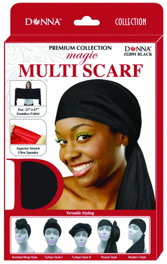 Titan Donna Magic Multi Scarf - Southwestsix Cosmetics Titan Donna Magic Multi Scarf Accessories Titan Donna Southwestsix Cosmetics Black Titan Donna Magic Multi Scarf