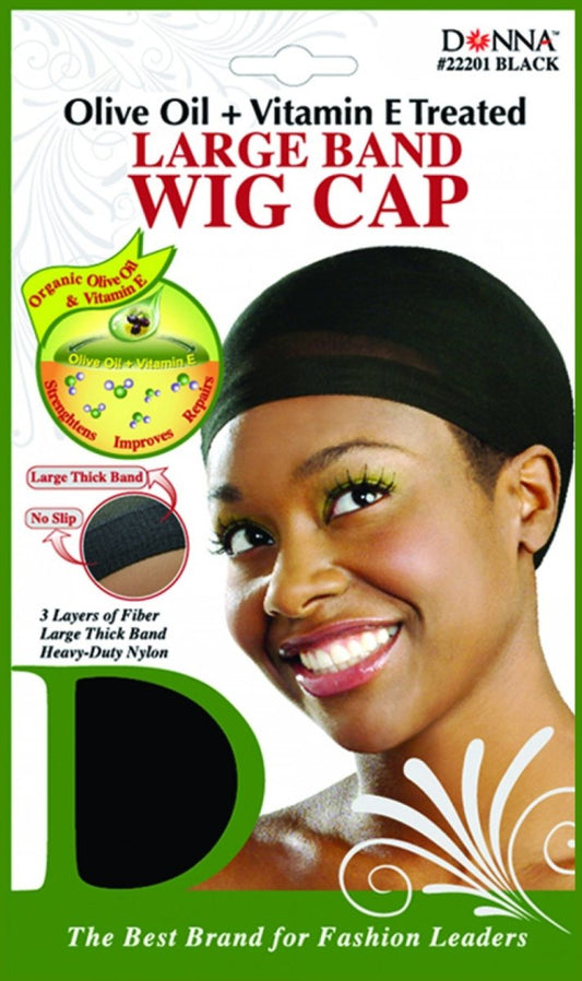 Titan Donna Olive Oil and Vitamin E Treated Large Band Wig Cap - Southwestsix Cosmetics Titan Donna Olive Oil and Vitamin E Treated Large Band Wig Cap Accessories Titan Donna Southwestsix Cosmetics Titan Donna Olive Oil and Vitamin E Treated Large Band Wig Cap