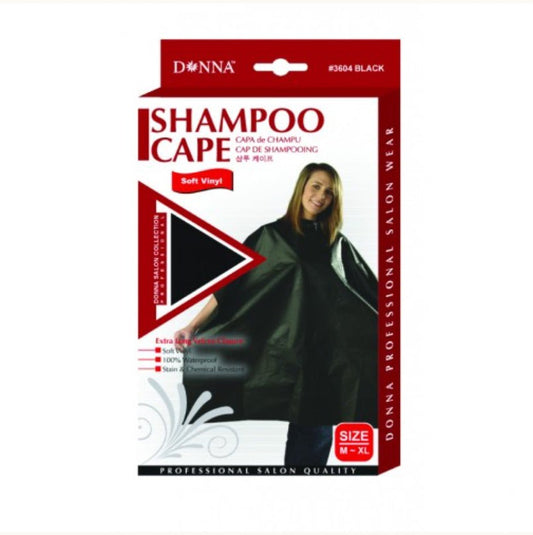 Titan Donna Shampoo Cape - Southwestsix Cosmetics Titan Donna Shampoo Cape Accessories Titan Donna Southwestsix Cosmetics Black M Titan Donna Shampoo Cape