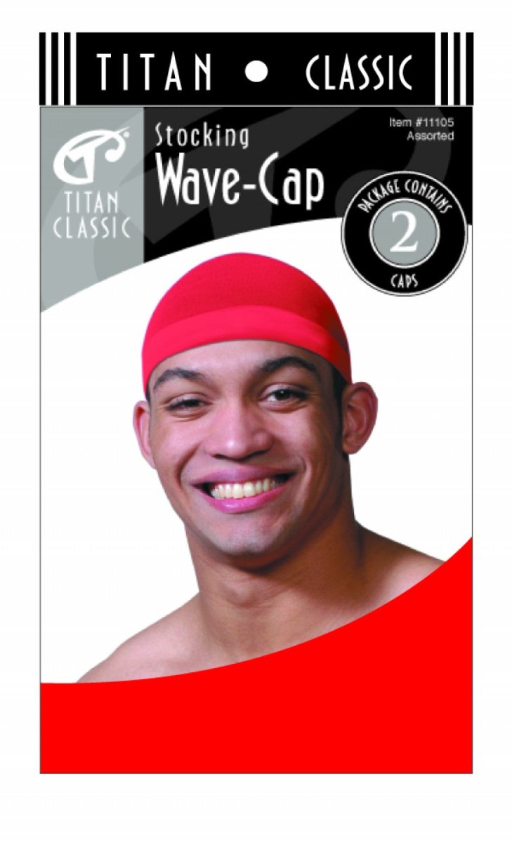 Titan Donna Stocking Wave-Cap - Southwestsix Cosmetics Titan Donna Stocking Wave-Cap Mens Care Titan Donna Southwestsix Cosmetics Black Titan Donna Stocking Wave-Cap