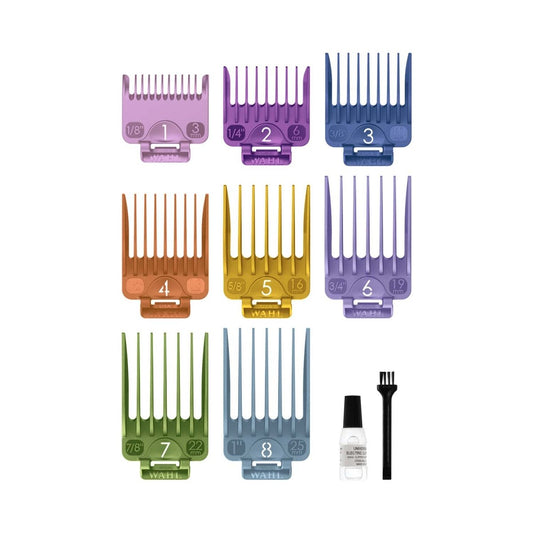 Wahl Comb Set Multi Coloured - 8 Pack - Southwestsix Cosmetics Wahl Comb Set Multi Coloured - 8 Pack Wahl Southwestsix Cosmetics Wahl Comb Set Multi Coloured - 8 Pack